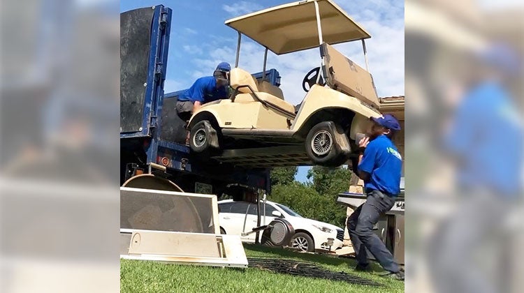 1-800-GOT-JUNK? Weird Junk 2023 List Weird Junk Item 5 Golf Cart